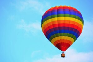 Hot air balloon ride, Photo by Liliane Blom